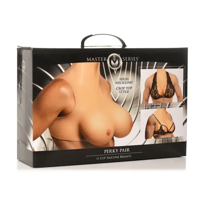 Perky Pair G-Cup Silicone Breast Plate – Skin