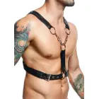 DNGEON Cross Chain Harness – Black – One size — Photo 5