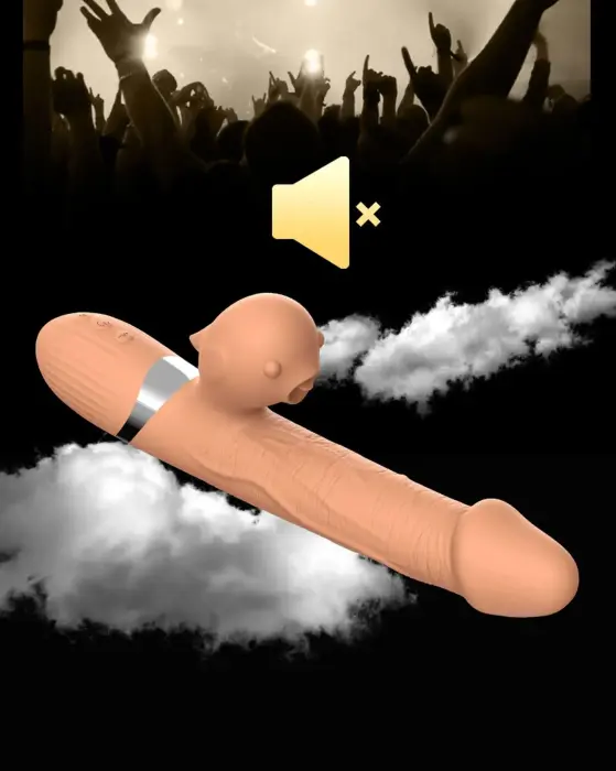 Basia vibrators ar kustību, mēles stimulatoru un gaisa pulsu – USB uzlādējams Foto 6