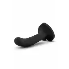 Temptasia Twist – kompakts silikona dildo ar piesūcekni – melns – 12 cm — Foto 4