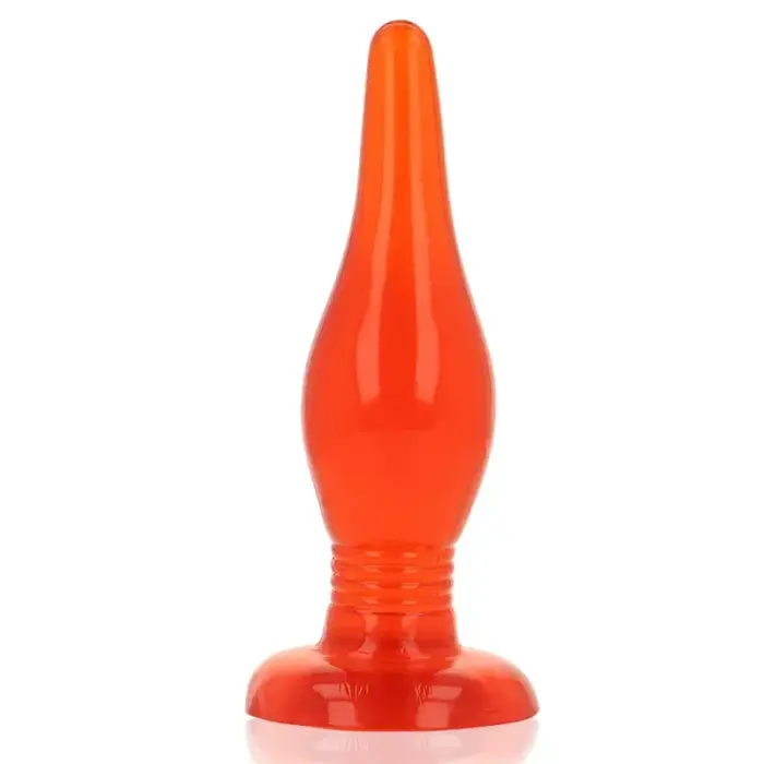 Анальная пробка BAILE Red Soft Touch – 14.2 cm – красный