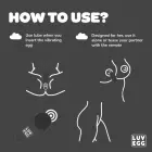 LUV EGG Wireless Vibrating Egg – Black — Photo 2