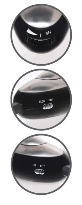 FFS Shock Therapy krūtsgalu skavas ar elektrostimulācijas vadības bloku Foto 5