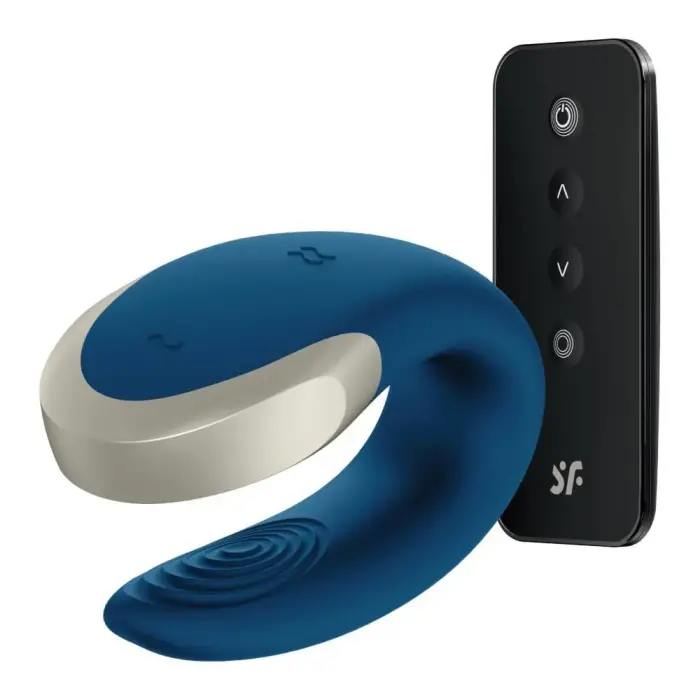 Satisfyer Double Love Couples Vibrator – Blue