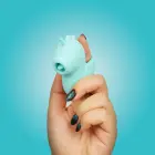 Unihorn Tip N Tease – valkājams pirksta vibrators – dinamiskas vibrācijas, silikons – zils — Foto 1