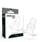 Addicted Toys vidējs anālais paplašinātājs – 11 cm – caurspīdīgs — Foto 1