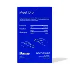 Dame Dip 2.0 universalus intymus masažuoklis-vibratorius – 13 cm — Nuotrauka 2