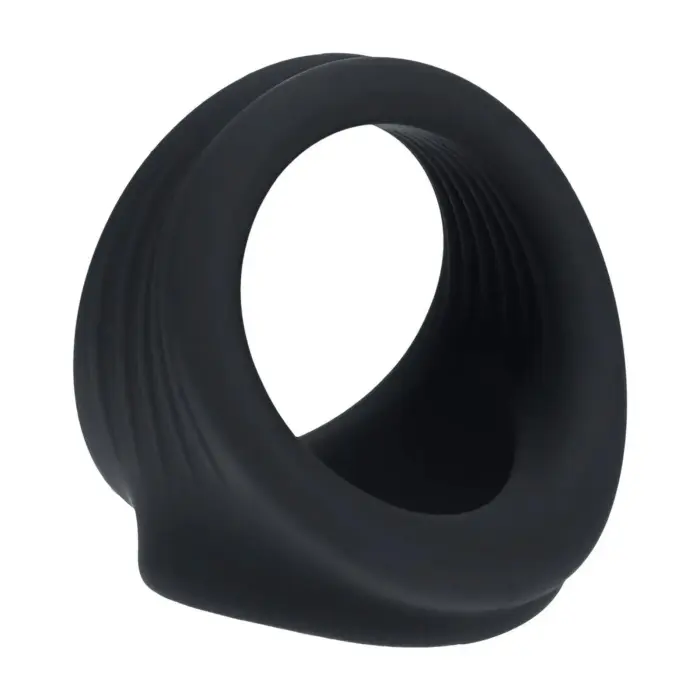 LEVELZ Silicone Cock and Ball Harness – Black