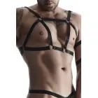 RFP regnes fetish planet Men's Elastic Set with Metal Rings – Black – L/XL — Photo 5