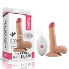 The Ultra Soft Dude Vibrating Dildo – 18 cm (7.5″) – Skin — Photo 1