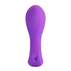 PRETTY LOVE Idabelle valkājams vibrators ar diviem motoriem un pulsa viļņiem – 18 cm (7″) – violets Foto 3