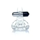 Dolphin Vibro Cock Ring – Clear — Photo 4