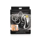 Lockable Stainless Steel Chastity Cage with 3 Rings — Photo 1