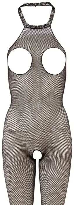 NO:XQSE Mesh Bodysuit with Open Crotch and Open Cups – Black – S/L Photo