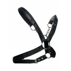 DNGEON Cross Chain Harness – Black – One size — Photo 2