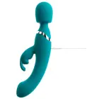 Sweet Smile 3-in-1 Wand Rabbit Vibrator – multi-function vibrator – silicone – 3 motors – wand and rabbit — Photo 9