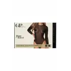 Guilty Pleasure Lingering Longsleeve Body – ilgarankis skaidrus elastinis body su aukšta apykakle – juodas – Dydis: L/XL — Nuotrauka 1