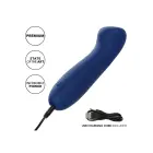 Cashmere Satin G-punkta vibrators – zils — Foto 6