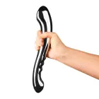 Le Wand Contour nerūdijančio plieno dvipusis dildo – 27.9 cm (11″) — Nuotrauka 7
