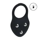 LEVELZ Silicone Weighted Cock Ring L – Black — Photo 6
