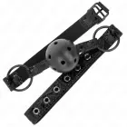 KINK Diamond Ball System 4.5 cm – Adjustable Silicone Gag, Black — Photo 2