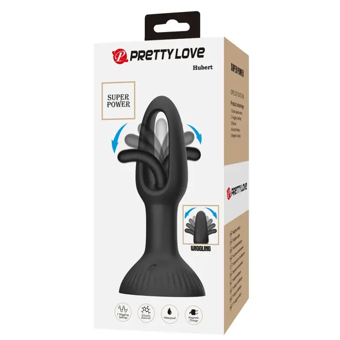PRETTY LOVE - HUBERT - Silikoninis dildo – 15 cm – Rožinis