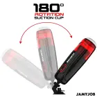 Jamyjob Storm Automatic Masturbator – Black-Red — Photo 5