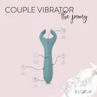 Bloom Peony divpusējs pāru vibrators – zaļš — Foto 5