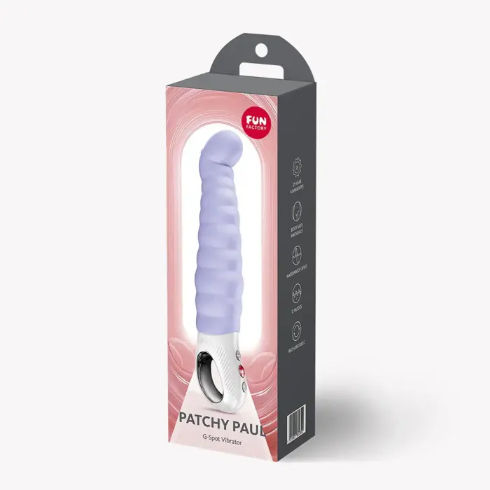 Вибратор для точки G Patchy Paul – 22.8 cm (9″) – фиолетовый