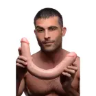 Realistlik kahepoolne dildo – 44.5 cm (17.5″) – Nahavärv — Foto 3