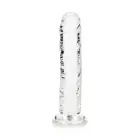 Taisns reālistisks dildo ar piesūcekni – 14.5 cm (5.7″) – Caurspīdīgs Foto 1
