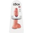 King Cock Realistic Dildo with Suction Cup – 25 cm (10″) — Photo 1