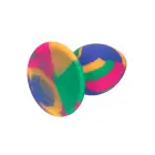 Cheeky Multicolored Anal Plug with Suction Cup – M — Photo 9