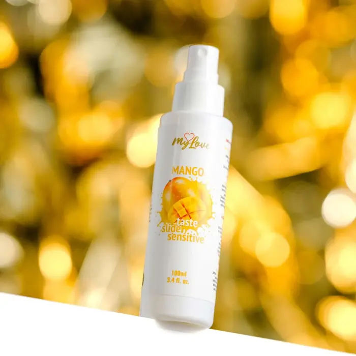 MyLove Taste Slide Sensitive Mango lubrikants ar garšu – 100 ml Foto 5