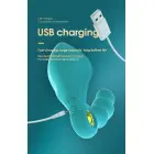 Stymulator-Angelo meeste prostata kolmekordse stimulatsiooni dildo – 15 cm – Sinine Photo