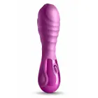 SEDUCTION Chloe – kompaktiškas silikoninis vibratorius – 3 greičiai, 7 rėžimai – metalinė rožinė — Nuotrauka 1