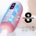 USB uzlādējams masturbators – 8 vibrācijas funkcijas — Foto 6