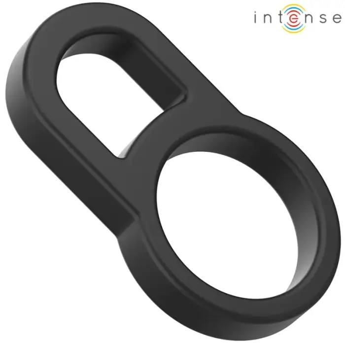 INTENSE Bobby Dual Silicone Performance Ring Black 8 cm