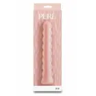 NS Novelties Pure Joy – вибратор из двухслойного силикона – перезаряжаемый – прозрачный персиковый – 18,2 см — Фото 1