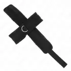 KINK Cross Cuffs Black 34x5.5 cm – Adjustable Wrist Restraint System — Photo 4