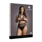 Duo Net Bra Set with Key-Hole – Plus Size – Black — Photo 1