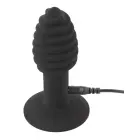 Black Velvets Twist Butt Plug – 10.7 cm – Black Photo
