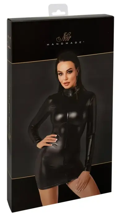 Noir Orgia Chimera Mini Dress – Black