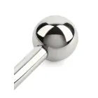 Mr. Steel металлический фетиш-крюк с шариком 30 mm – серебряный — Фото 6