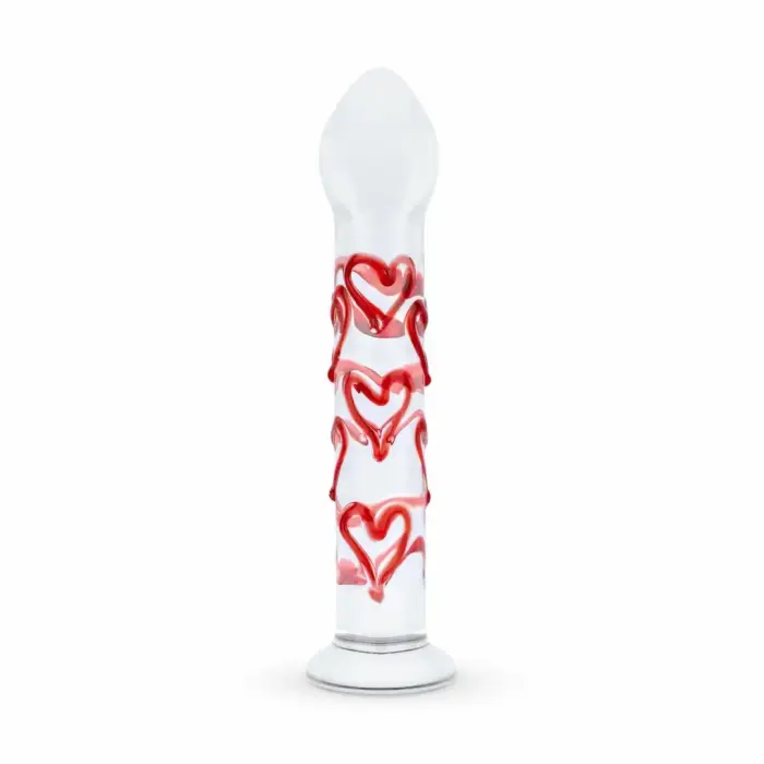Gildo stikla intīmais masieris Nr. 30 – 20 cm (8″) – caurspīdīgs