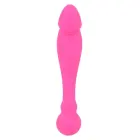INTENSE Rick dvipusis lankstus dildo – 18 cm (7″) – rožinis — Nuotrauka 3