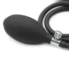 Piepūšams dildo – 23+ cm – Melns Foto 3