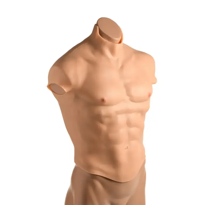 Ripped Silicone Male Chest Shirt – Large Photo