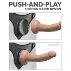 Pipedream Body Dock Suspenders – strap-on rakmed trakside ja iminapa plaadiga – must — Foto 7