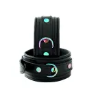 Leather Ankle Cuffs Black Rainbow Photo